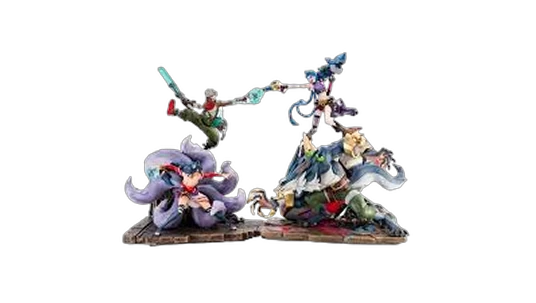 2XKO Statue Bundle - Ahri/Ekko + Jinx/Warwick