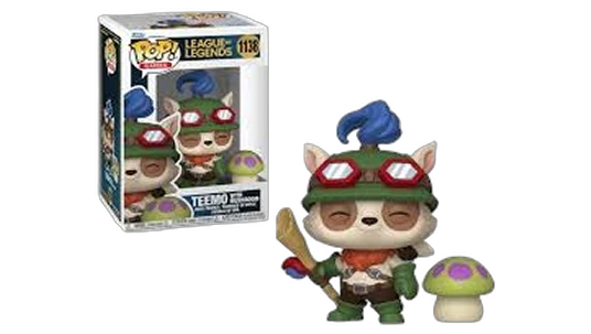 Teemo with Mushroom Funko Pop