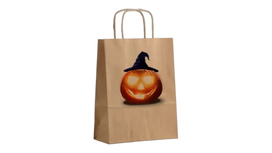 Dark Pumpkin Treat Bag - Single