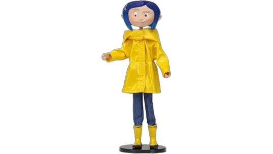 Coraline Raincoat & Boots Figure 18 cm