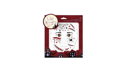Zombie Face Sticker Sheet