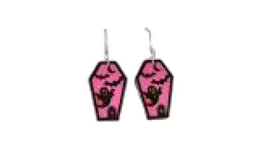 Pumpkin Bat Ghost Earrings