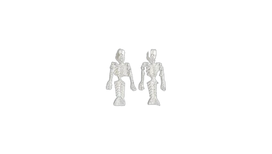 Skeleton Clip-on Earrings