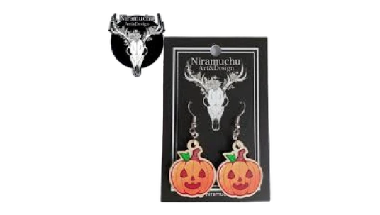 Cute Halloween Pumpkin Earrings