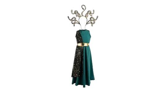 Medusa Dress with Headband