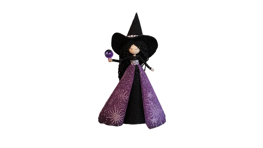 Crystal Ball Kitchen Witch
