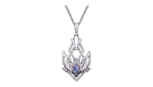 Argis Moonstone Elven Necklace