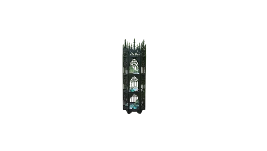 23-Inch Gothic Tower Crystal Display
