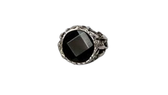 Black Onyx Sterling Silver Ring