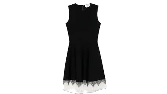 Cobweb Lace Mini Dress