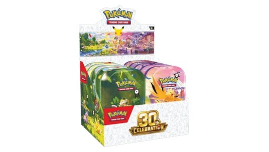 30th Celebration Mini Tin Display