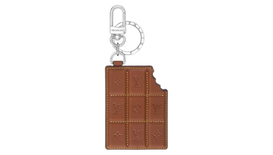LV Chocolate Bar Bag Charm - Brown