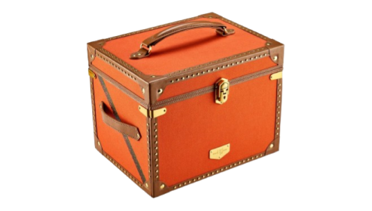 Ida Trunk Jewellery Box 28cm x 21.6cm - Orange