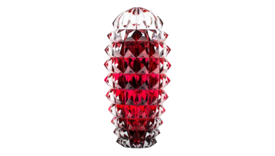 Red Glass Ornament Granat