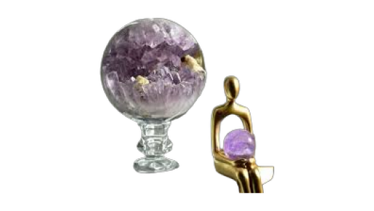 XL Amethyst Geode Sphere